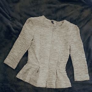 Peplum blazer